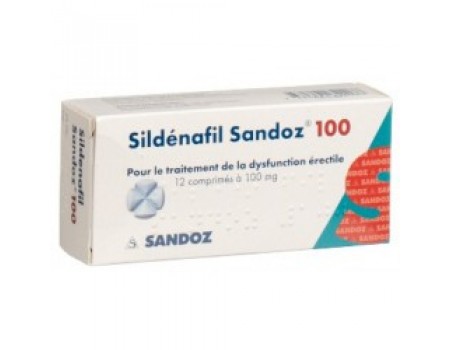 Sildenafil 100 mg. 12 tablets